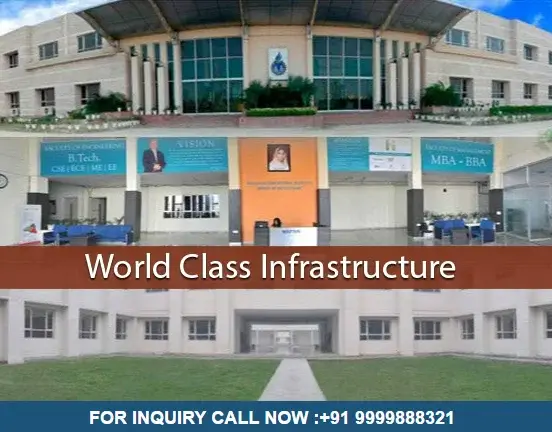 World Class Infrastructure Best BBA College in Faridabad